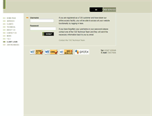 Tablet Screenshot of controlpanel.tjs.co.uk